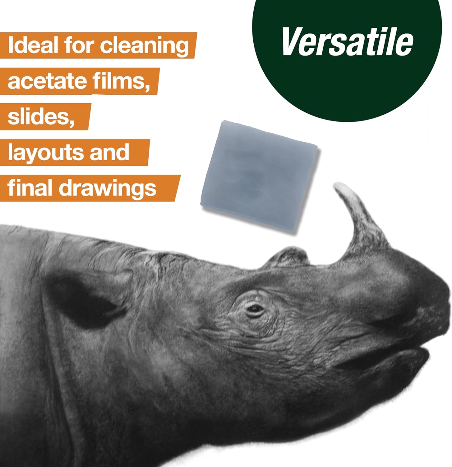 Faber-Castell Kneadable Eraser for Artists in Storage Case - Absorbent Kneaded Erasers. Art Eraser 1 Pack. Grey - Image 6